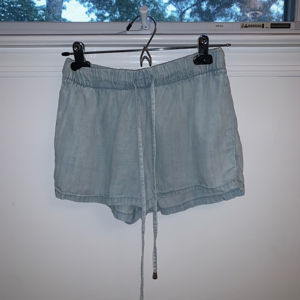 William Barry Soft Denim Shorts